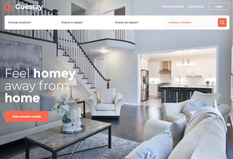 A custom vacation rental booking system with separate portals for owner, cleaner, and admin.