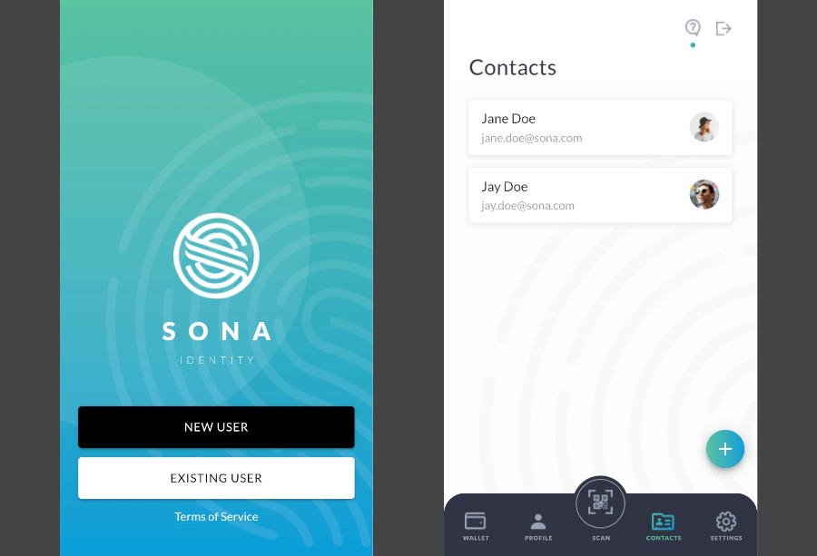 Ionic 4 UI development from the sketch files.