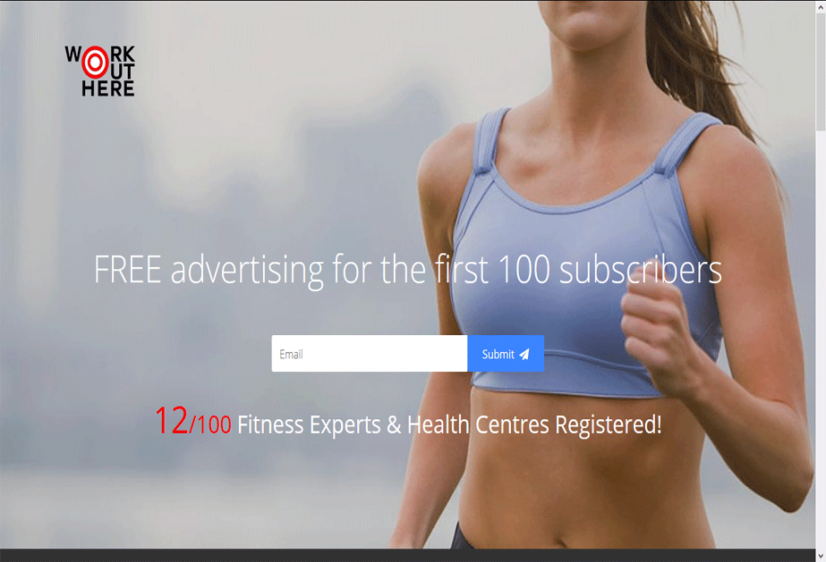 A wordpress site where users can get fitness and workout tips by professional fitness experts.