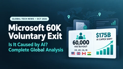 Microsoft Voluntary Exit Offer (VEO) 2026: Why 60,000 Employees Across the US, UK, Canada & India Are Offered Buyouts Amid the $175B AI Shift